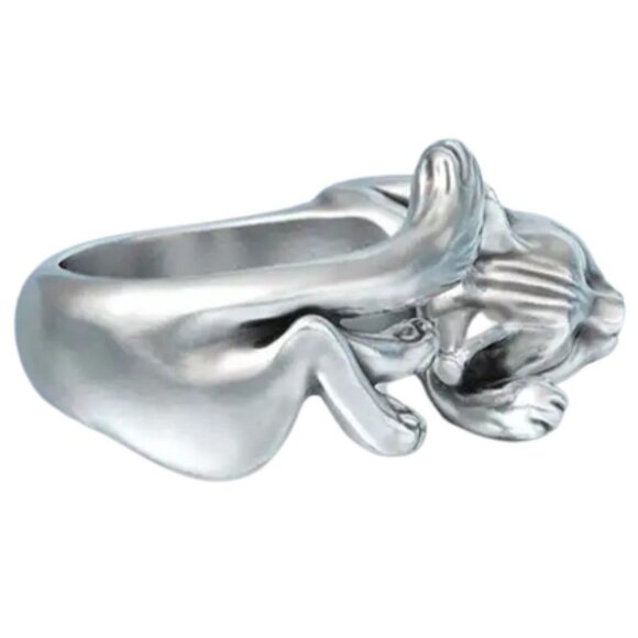 Adjustable Art Deco Cat Ring 😻 - Picture 4 of 4